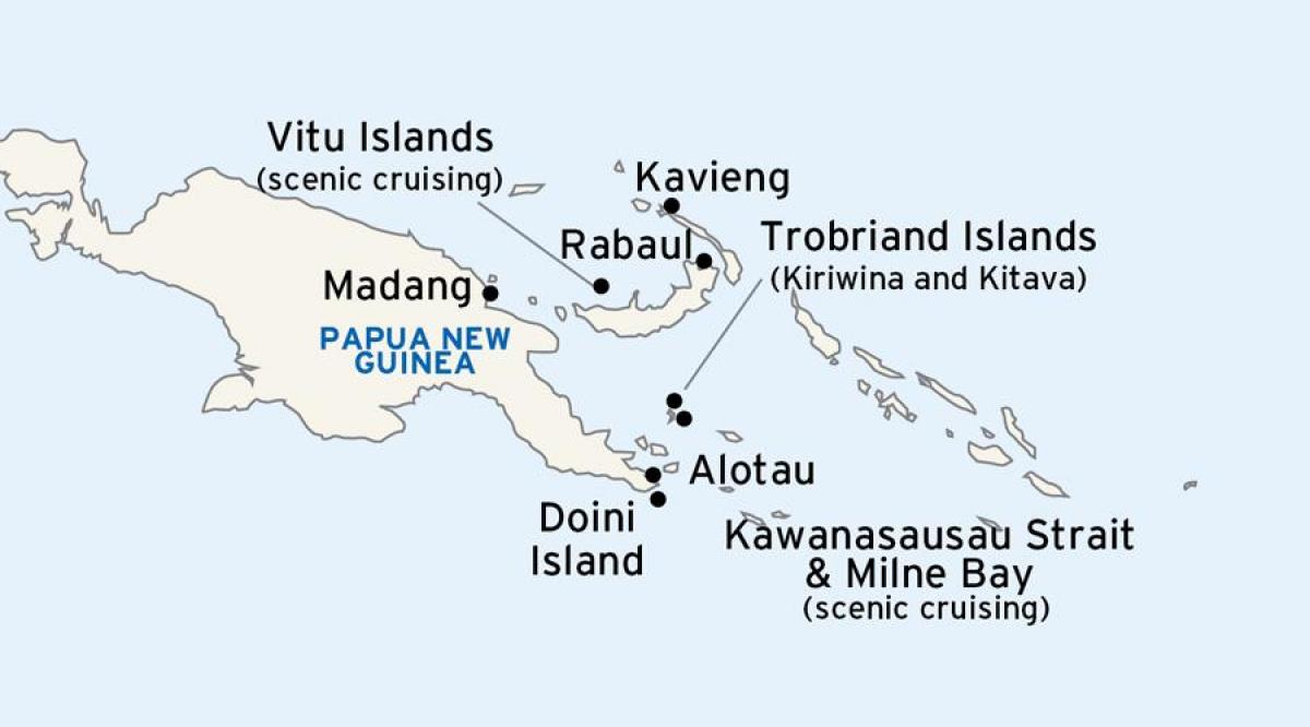 mapa de alotau papúa nova guinea