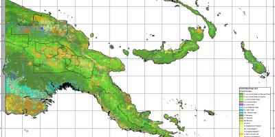 Mapa de papúa nova guinea clima